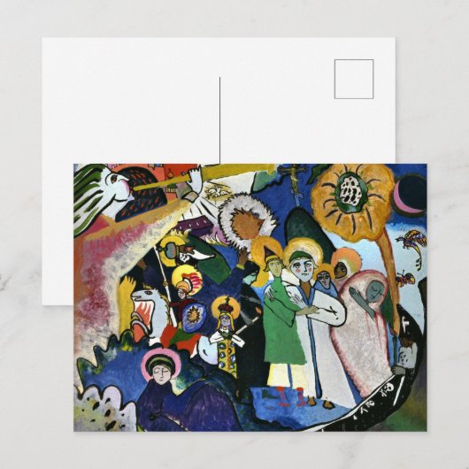 Kandinsky - All Saints I, Feestdagenkaart (Voorkant / Achterkant)