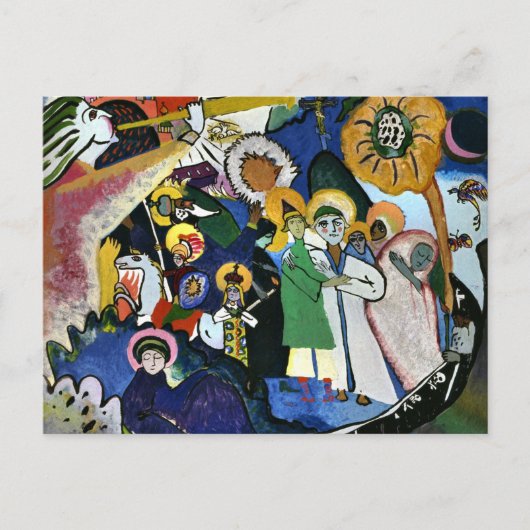 Kandinsky - All Saints I, Feestdagenkaart (Voorkant)
