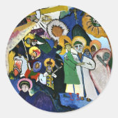 Kandinsky - Allerheiligen I Ronde Sticker (Voorkant)