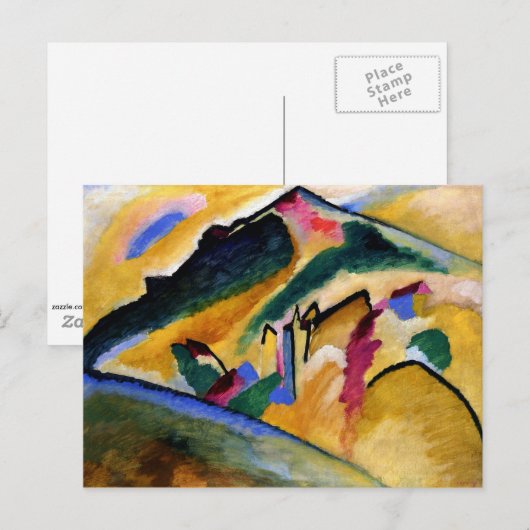 Kandinsky - Autumn Landscape Briefkaart (Voorkant / Achterkant)