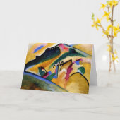 Kandinsky - Autumn Landscape, populair schilderij, Kaart (Gele Bloem)