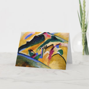 Kandinsky - Autumn Landscape, populair schilderij, Kaart