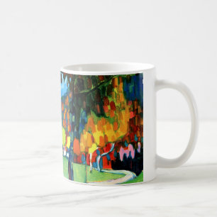 Kandinsky - Autumn Study in de Oberau-Mok Koffiemok