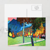 Kandinsky - Autumn Study in Oberau Briefkaart (Voorkant / Achterkant)