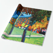 Kandinsky - Autumn Study in Oberau Cadeaupapier (Uitgerold)