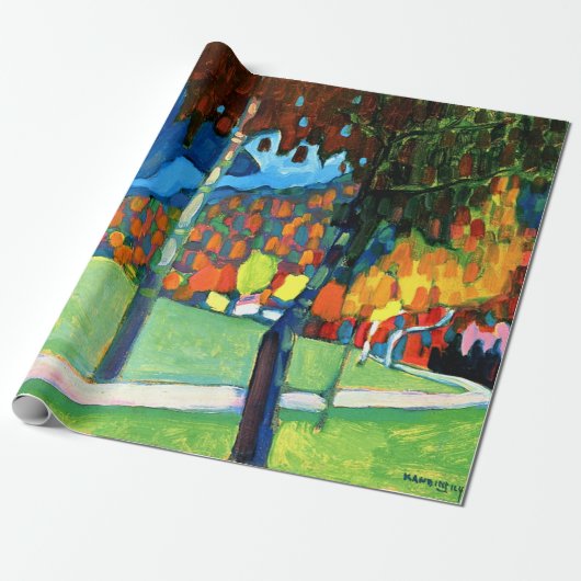 Kandinsky - Autumn Study in Oberau Cadeaupapier (Uitgerold)