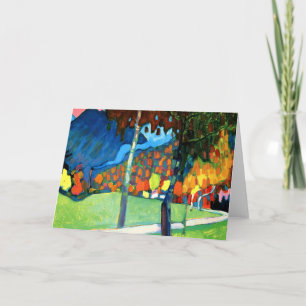 Kandinsky - Autumn Study in Oberau Kaart