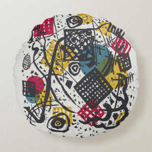 Kandinsky Bauhaus Abstract Geometrische Kleurrijke Rond Kussen