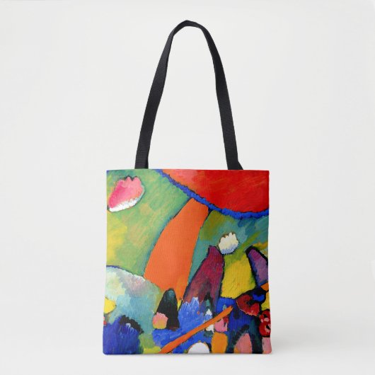 Kandinsky - Beach Scene Tote Bag (Voorkant)