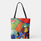 Kandinsky - Beach Scene Tote Bag (Achterkant)
