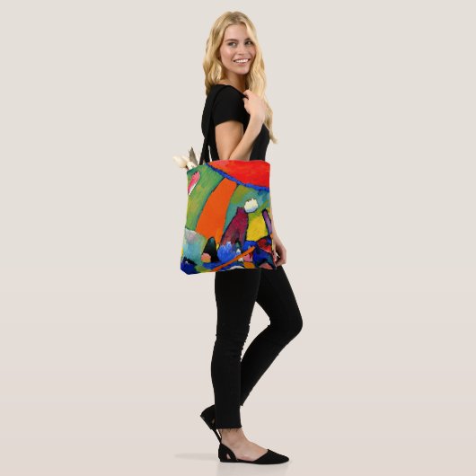 Kandinsky - Beach Scene Tote Bag (Op model)