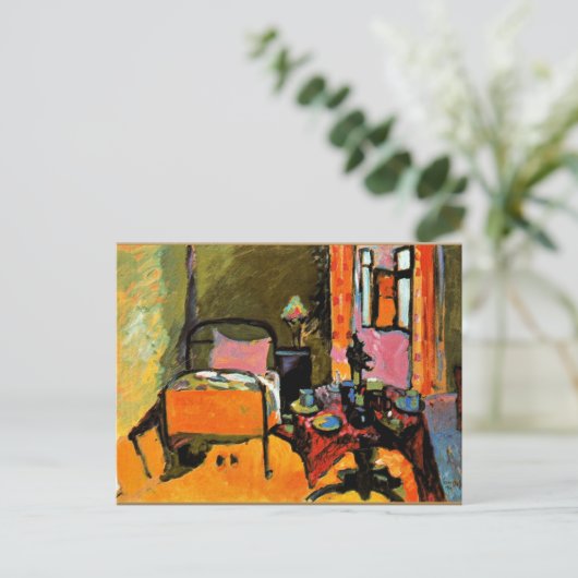 Kandinsky - Bedroom in Aintmillerstrasse Briefkaart (Staand voorkant)