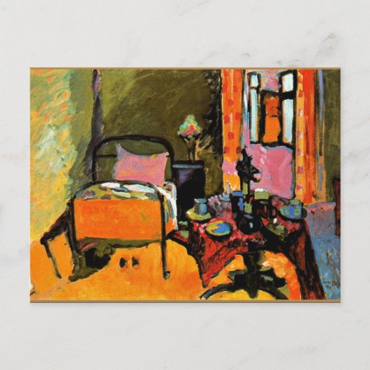 Kandinsky - Bedroom in Aintmillerstrasse Briefkaart (Voorkant)