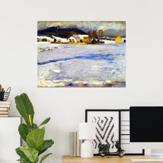 Kandinsky - Bei Starnberg Poster (Thuiskantoor)