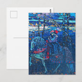 Kandinsky - Berijdend paar Briefkaart (Voorkant / Achterkant)