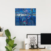 Kandinsky - Berijdend paar Poster (Thuiskantoor)