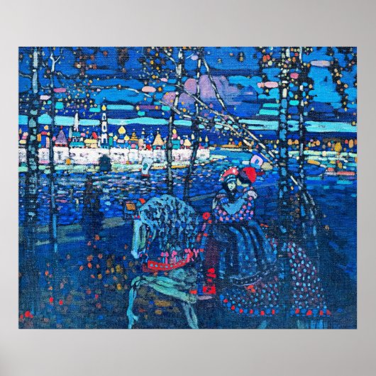 Kandinsky - Berijdend paar Poster (Voorkant)