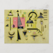 Kandinsky - Beslissende Roos, beroemd schilderij, Briefkaart (Voorkant)