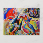 Kandinsky - Bild mit rotem fleck Briefkaart (Voorkant)