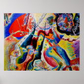 Kandinsky - Bild mit rotem fleck, Poster (Voorkant)