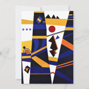 Kandinsky - Bindende, kleurrijke abstracte kunst Kaart