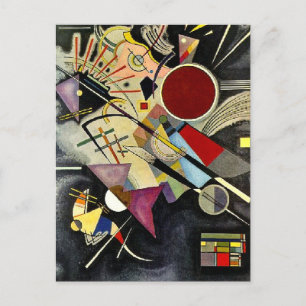 Kandinsky - Black accompanimant Briefkaart