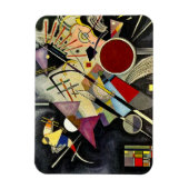 Kandinsky - Black accompanimant Magneet (Verticaal)