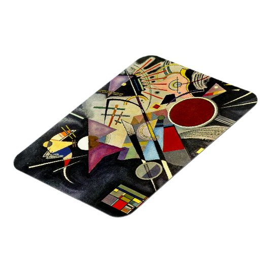 Kandinsky - Black accompanimant Magneet (Linkerzijde)