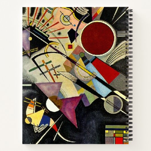 Kandinsky - Black accompanimant Notitieboek (Achterkant)