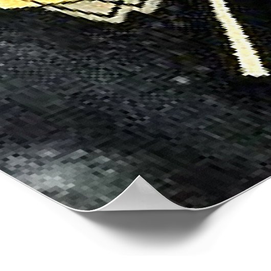 Kandinsky - Black accompanimant Poster (Hoek)