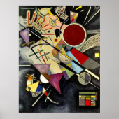 Kandinsky - Black accompanimant Poster (Voorkant)