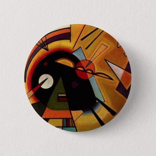 Kandinsky Black en Violet Button (Voorkant)