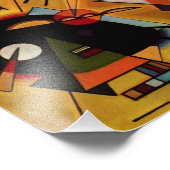 Kandinsky Black en Violet Photo Print Foto Afdruk (Hoek)