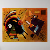 Kandinsky Black en Violet Poster (Voorkant)