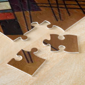 Kandinsky Black en Violet Puzzle Legpuzzel (Zijkant)