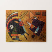 Kandinsky Black en Violet Puzzle Legpuzzel (Horizontaal)