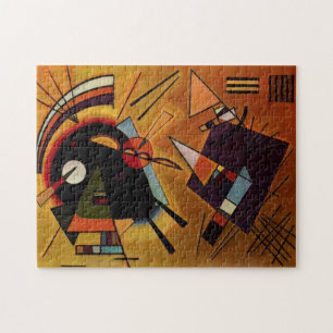 Kandinsky Black en Violet Puzzle Legpuzzel