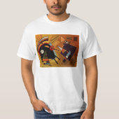 Kandinsky Black en Violet T-shirt (Voorkant)