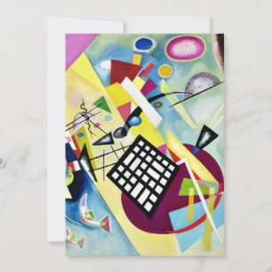 Kandinsky - Black Grid, populaire abstracte kunst, Kaart