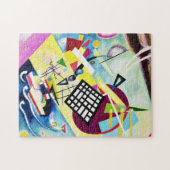 Kandinsky Black Grid Puzzle Legpuzzel (Horizontaal)