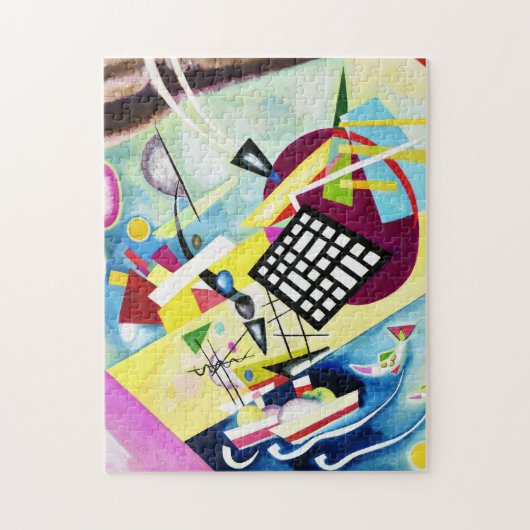 Kandinsky Black Grid Puzzle Legpuzzel (Verticaal)