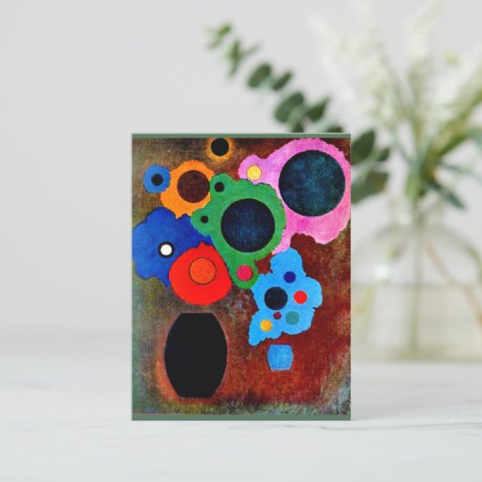 Kandinsky - Black Increasing, Briefkaart (Staand voorkant)