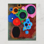 Kandinsky - Black Increasing, Briefkaart (Voorkant)