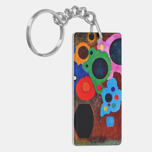 Kandinsky - Black Increasing, Sleutelhanger (Voorkant Links)
