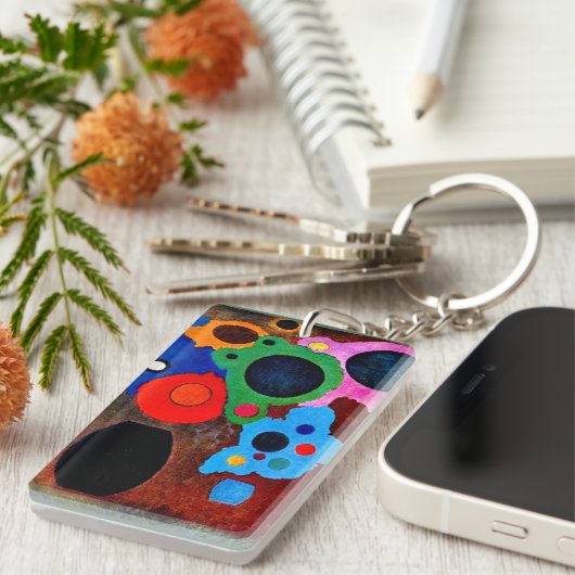 Kandinsky - Black Increasing, Sleutelhanger (Voorkant Rechts)