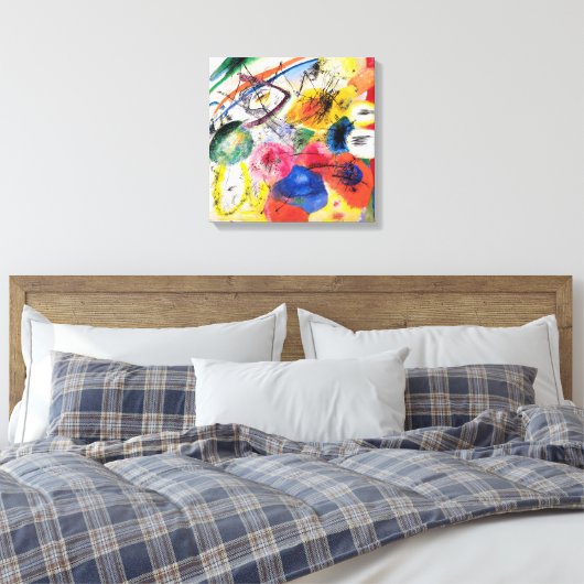 Kandinsky Black Lines Canvas Afdruk (Insitu (Slaapkamer))