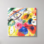 Kandinsky Black Lines Canvas Afdruk (Voorkant)