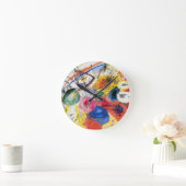 Kandinsky Black Lines Clock Ronde Klok (Huis)