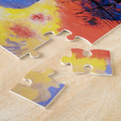 Kandinsky Black Lines Puzzle Legpuzzel (Zijkant)