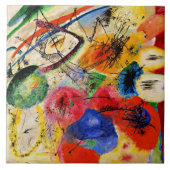 Kandinsky - Black Lines Tegeltje (Voorkant)